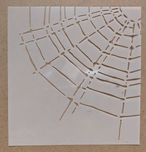 Spiderweb stencil